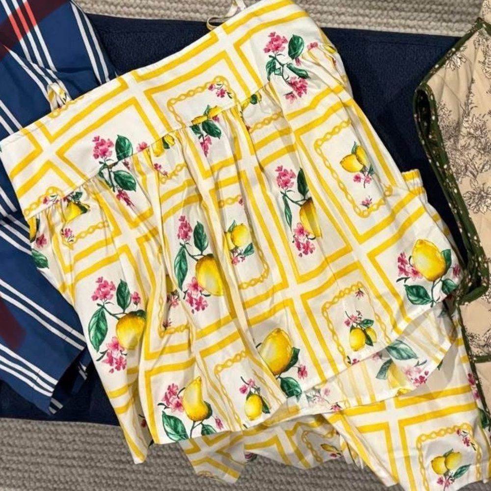 Santorini Citrus Short Set